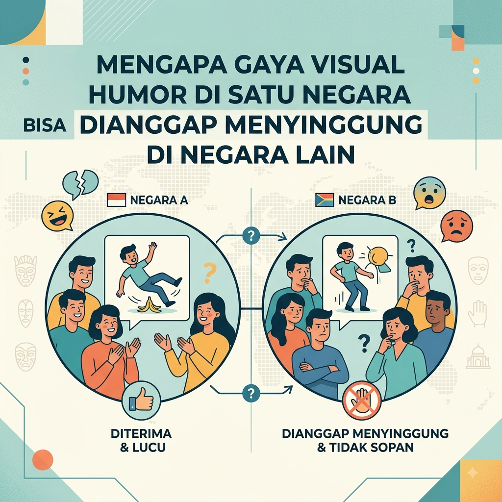 Gaya Visual Humor di Satu Negara Bisa Dianggap Menyinggung