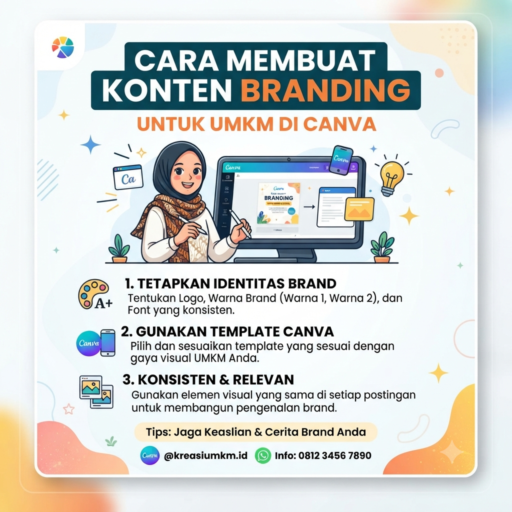 Cara Membuat Konten Branding untuk UMKM di Canva