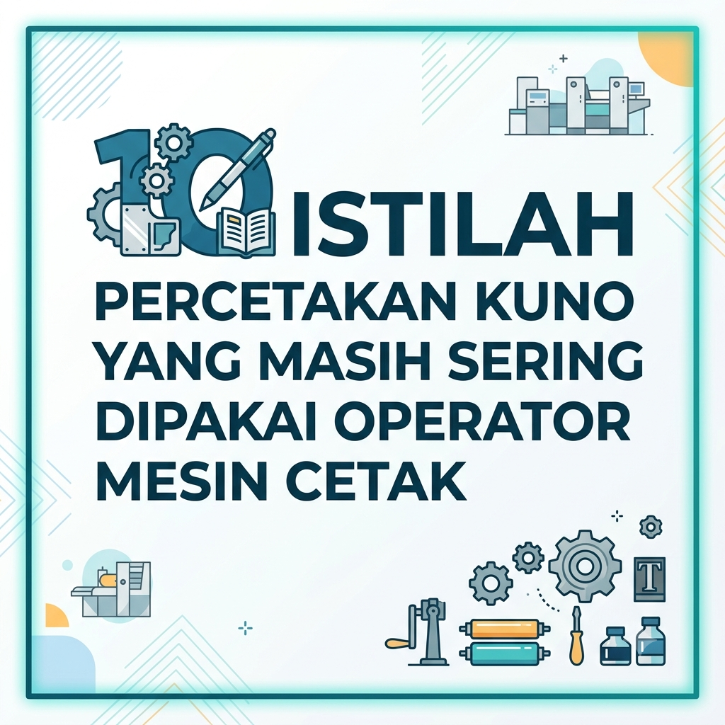 10  Percetakan Kuno Masih Sering Dipakai Operator Mesin Cetak