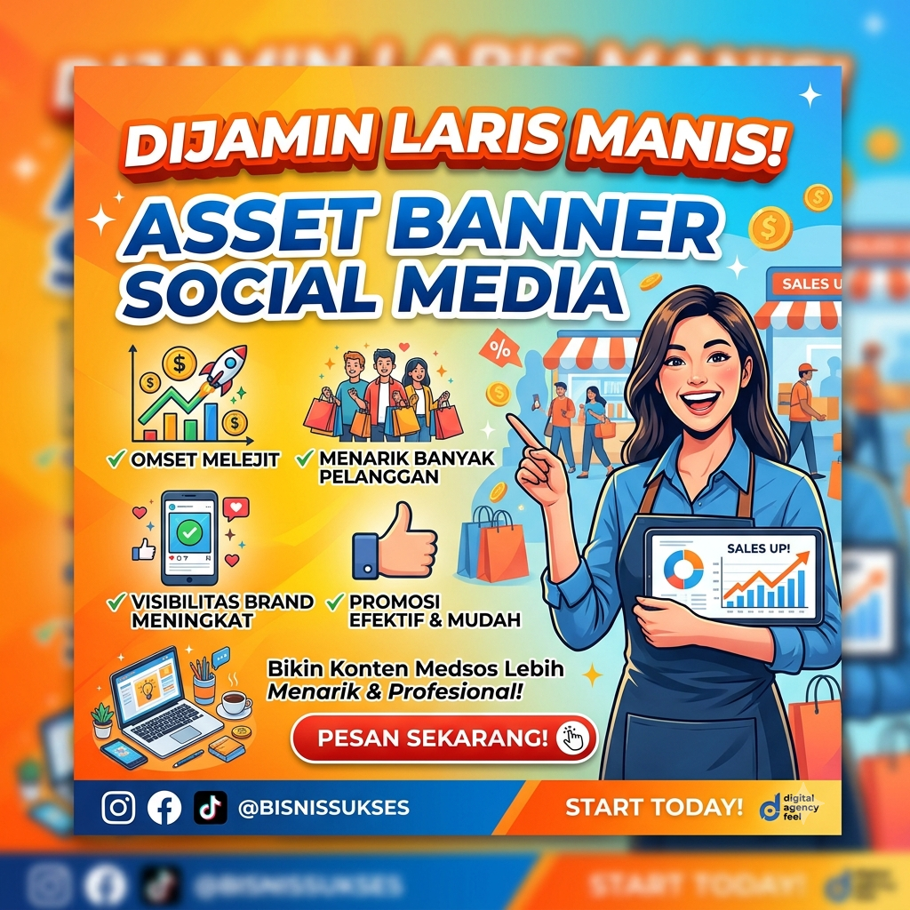 Bikin Aset Banner Social Media: Dijamin Laris Manis!