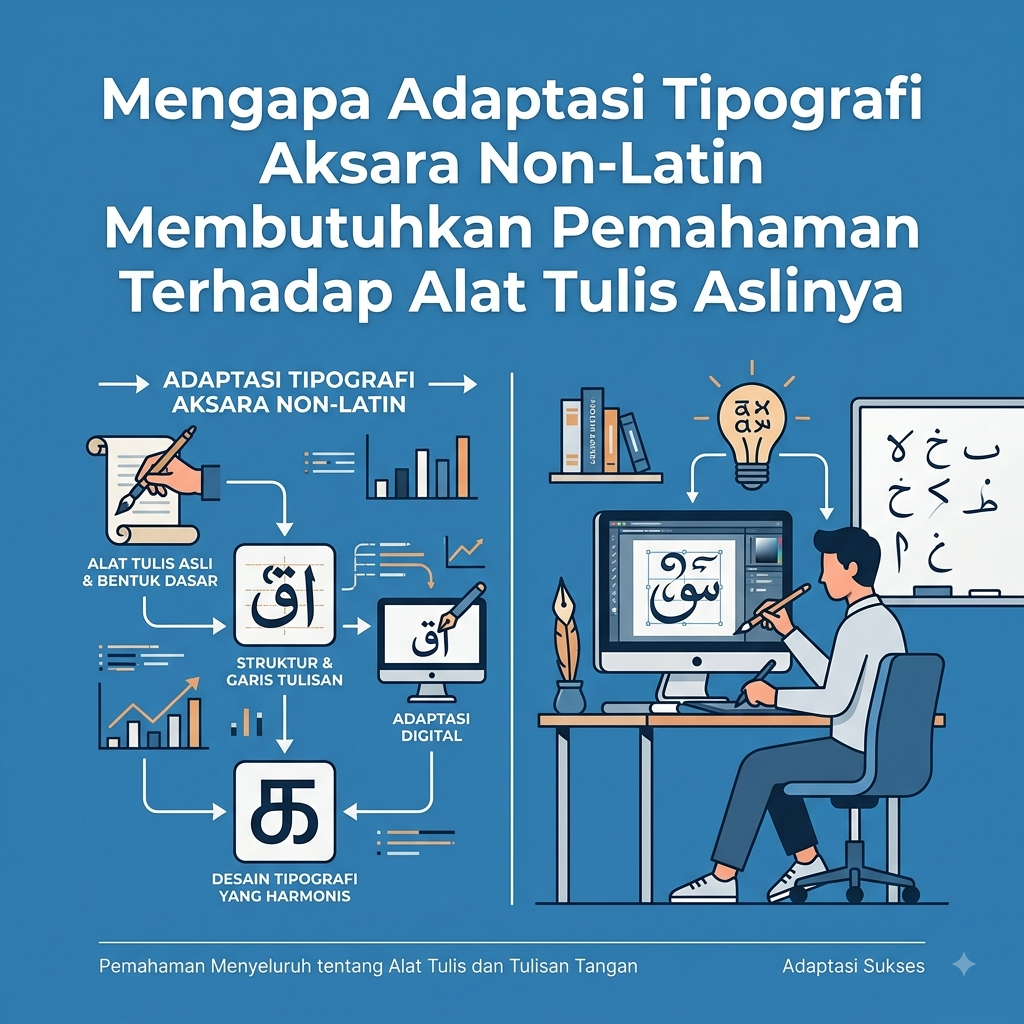 Adaptasi Tipografi Aksara Non-Latin