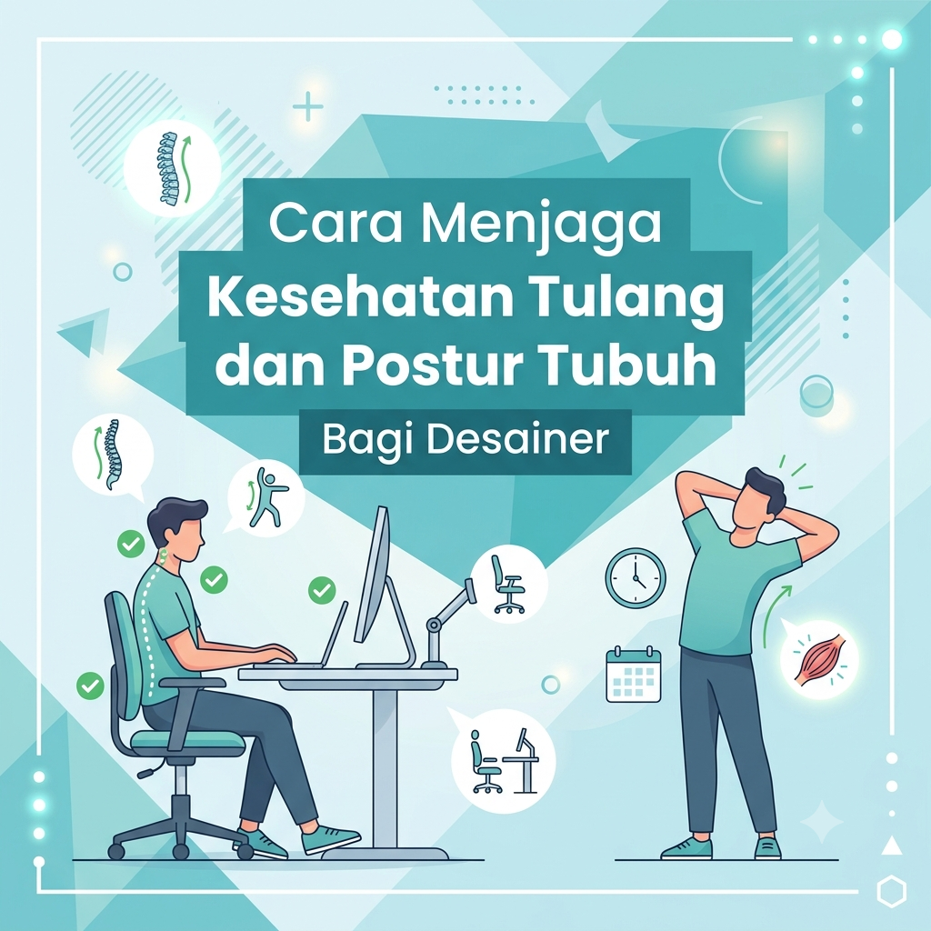 Cara Menjaga Kesehatan Tulang Belakang Bagi Desainer