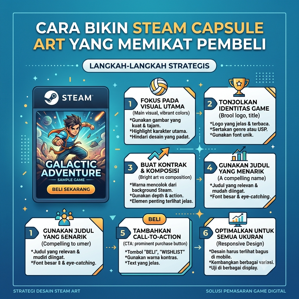Steam Capsule Art yang Mampu Menarik Perhatian Pembeli Game