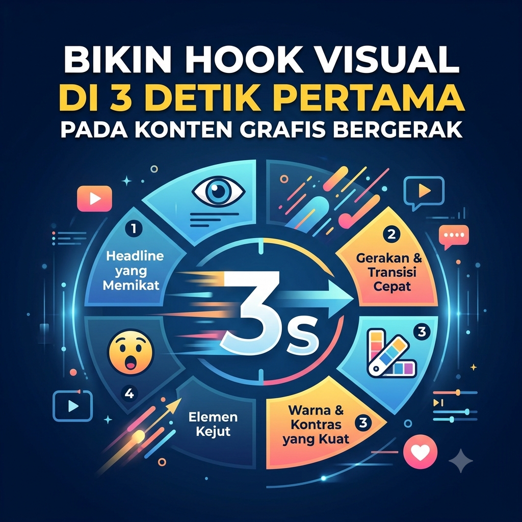 Bikin Hook Visual di 3 Detik Pertama Pada Konten Grafis Bergerak