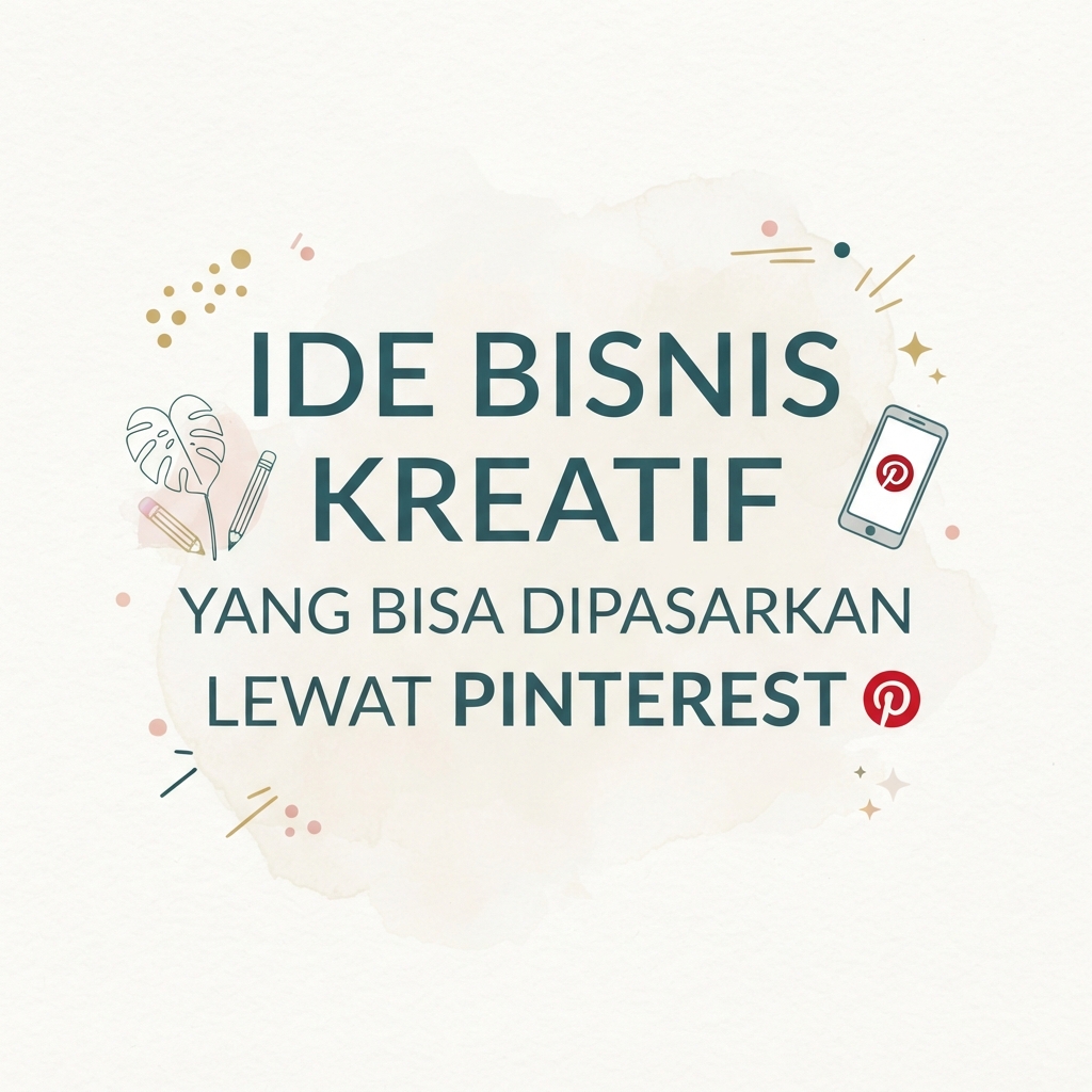 Ide Bisnis Kreatif yang Bisa Dipasarkan lewat Pinterest