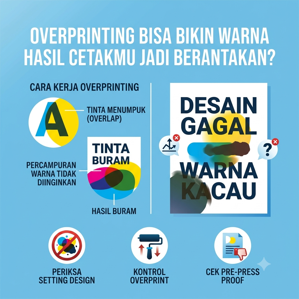 Overprinting Bisa Bikin Warna Hasil Cetakmu Jadi Berantakan?