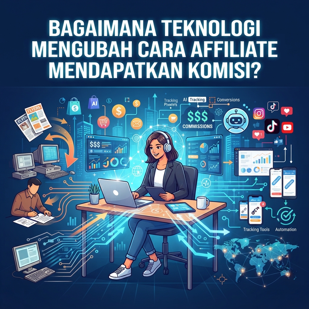 Bagaimana Teknologi Mengubah Cara Affiliate Mendapatkan Komis