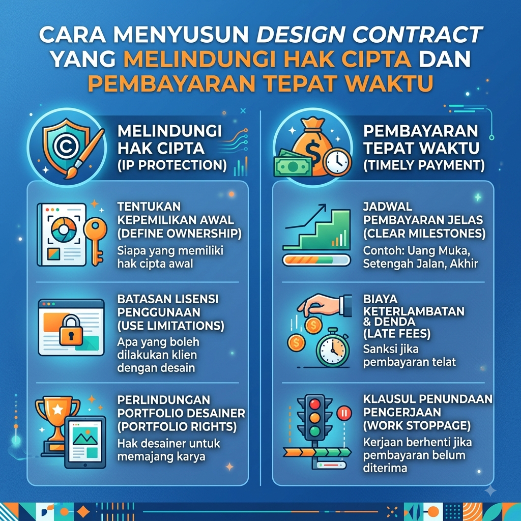 Design Contract yang Melindungi Hak Cipta dan  Tepat Waktu
