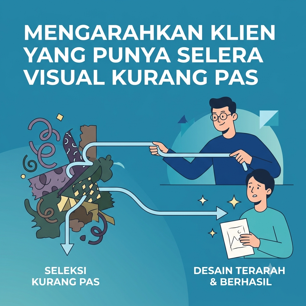 Mengarahkan Klien yang Punya Selera Visual Kurang Pas