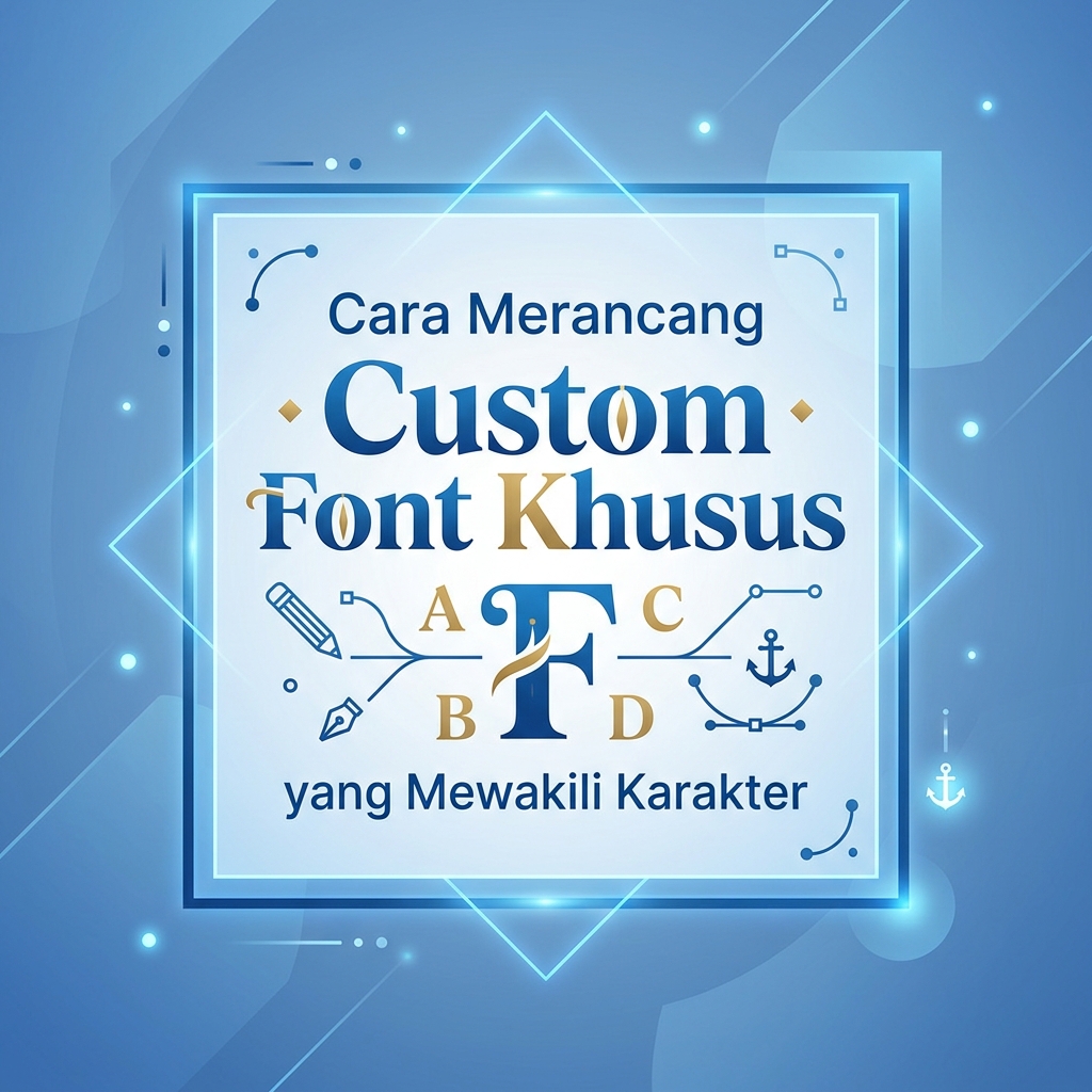 Cara Merancang Custom Font Khusus yang Mewakili Karakter
