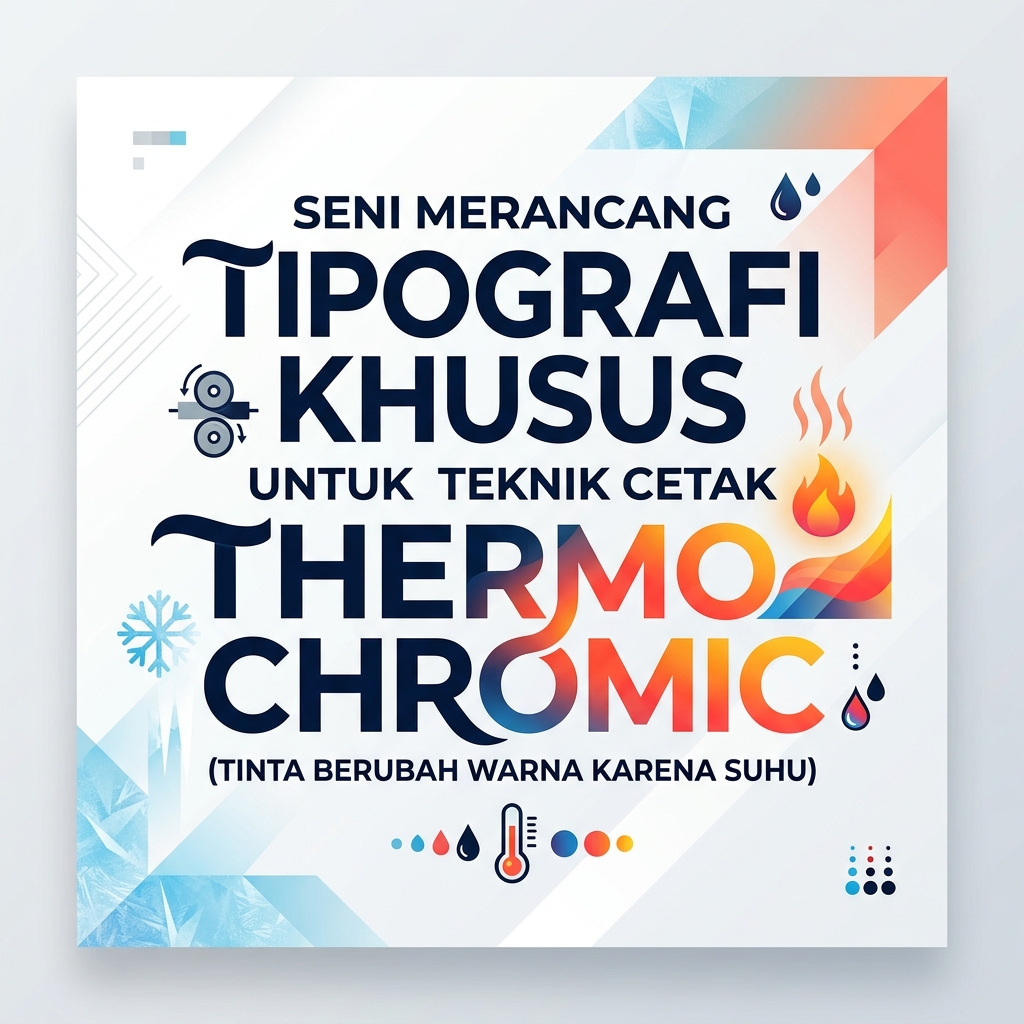 Merancang Tipografi Khusus untuk Teknik Cetak Thermochromic