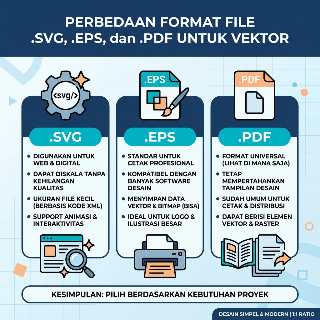 Perbedaan Format File .SVG, .EPS, dan .PDF untuk Vektor