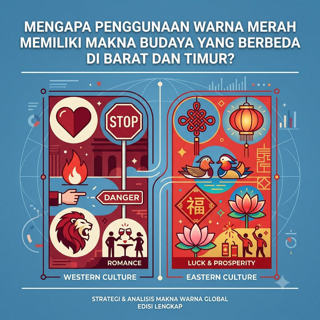 Mengapa Penggunaan Warna Merah Memiliki Makna Budaya yang Berbeda di Barat dan Timur?