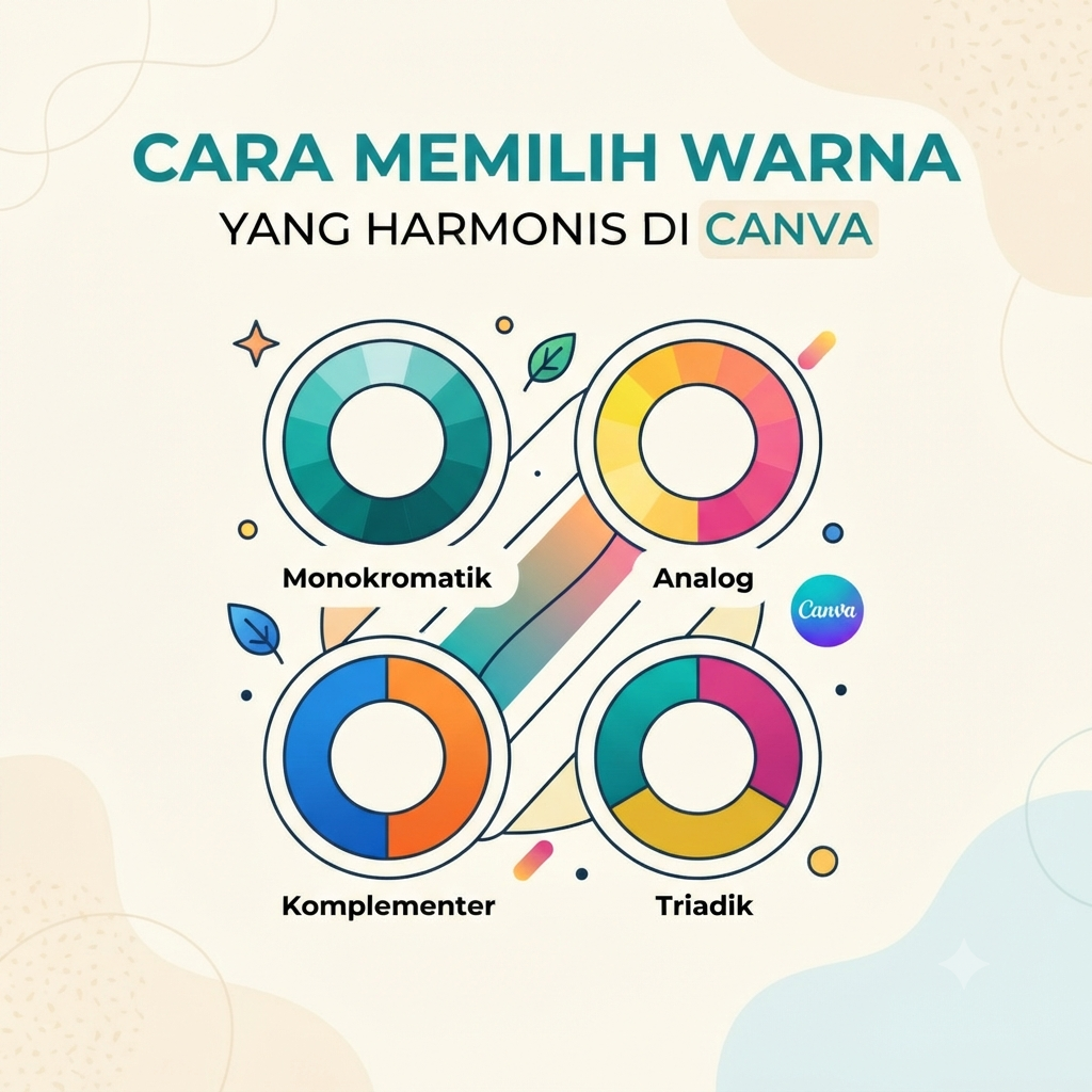 Cara Memilih Warna yang Harmonis di Canva
