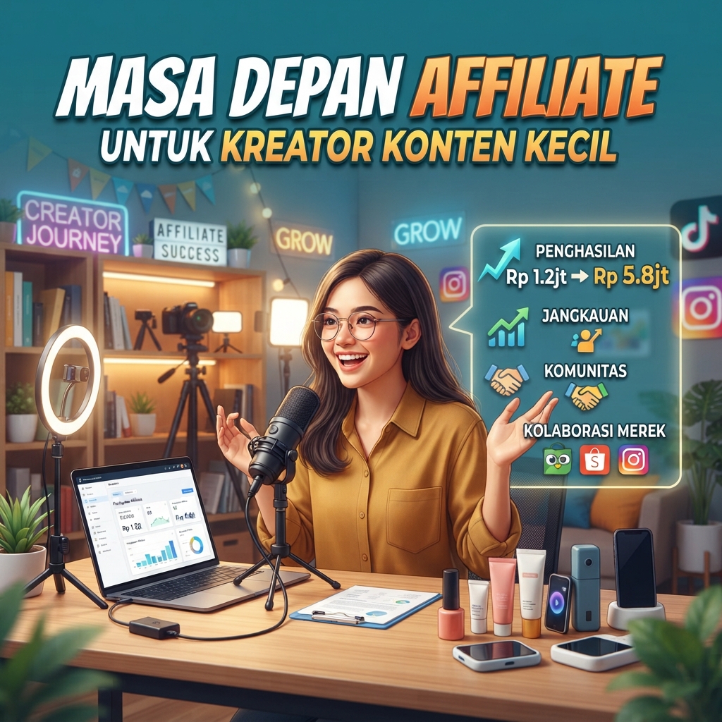 Masa Depan Affiliate untuk Kreator Konten Kecil