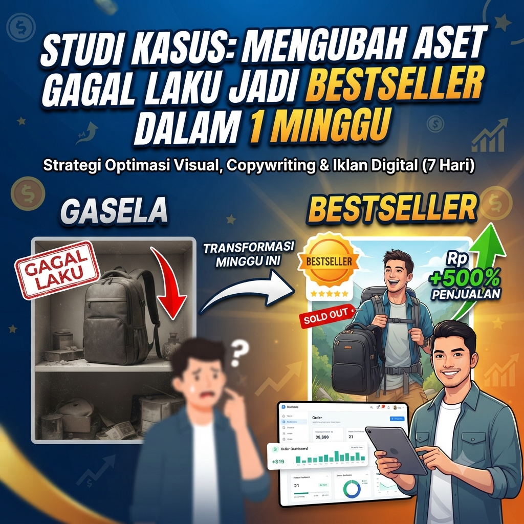 Studi Kasus: Mengubah Aset Gagal Laku Jadi Bestseller
