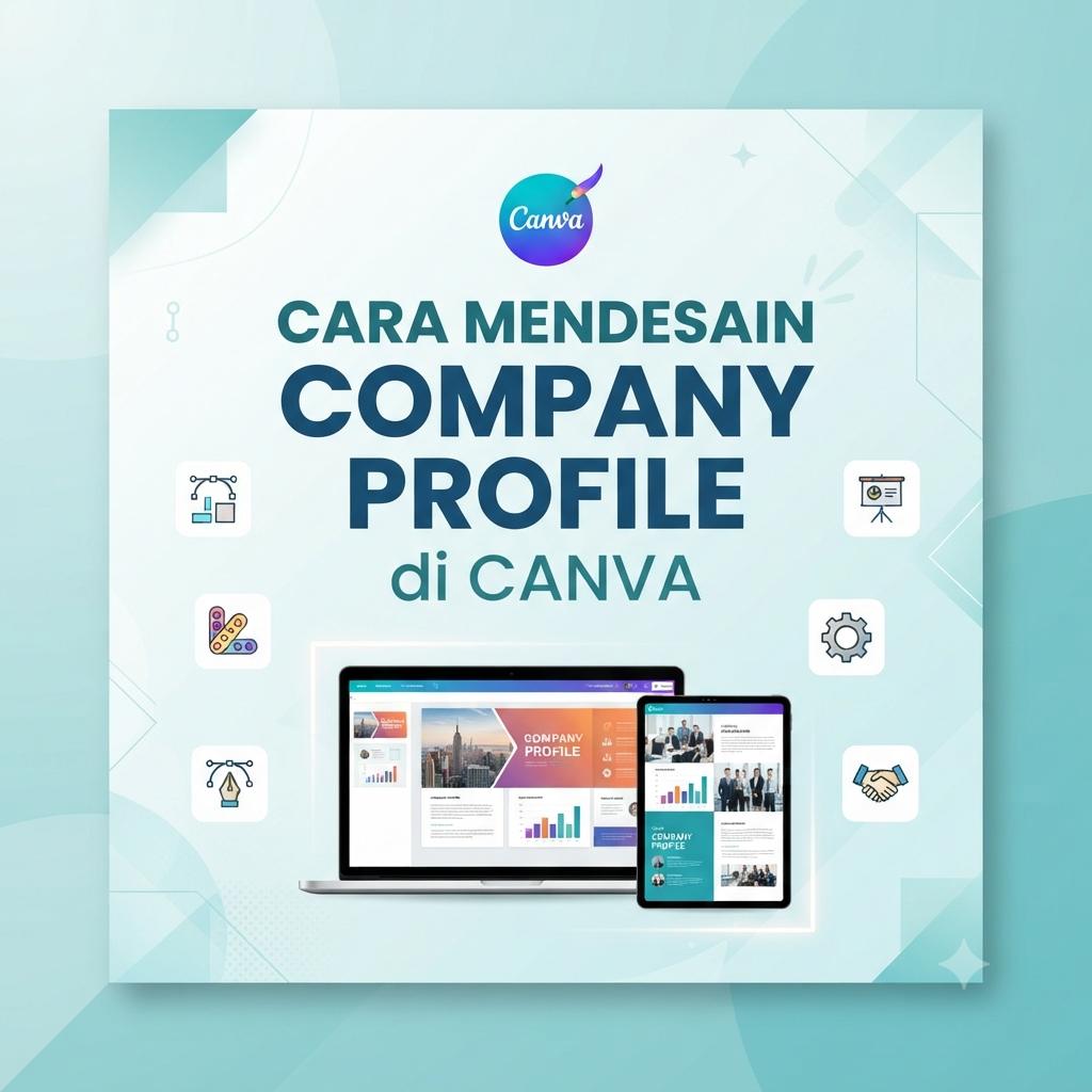 Cara Mendesain Company Profile di Canva