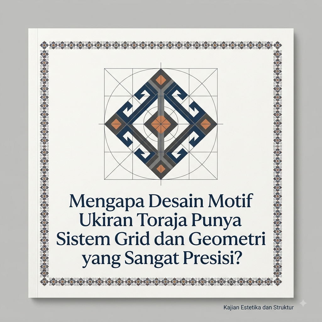 Motif Ukiran Toraja Punya Grid dan Geometri Sangat Presisi?