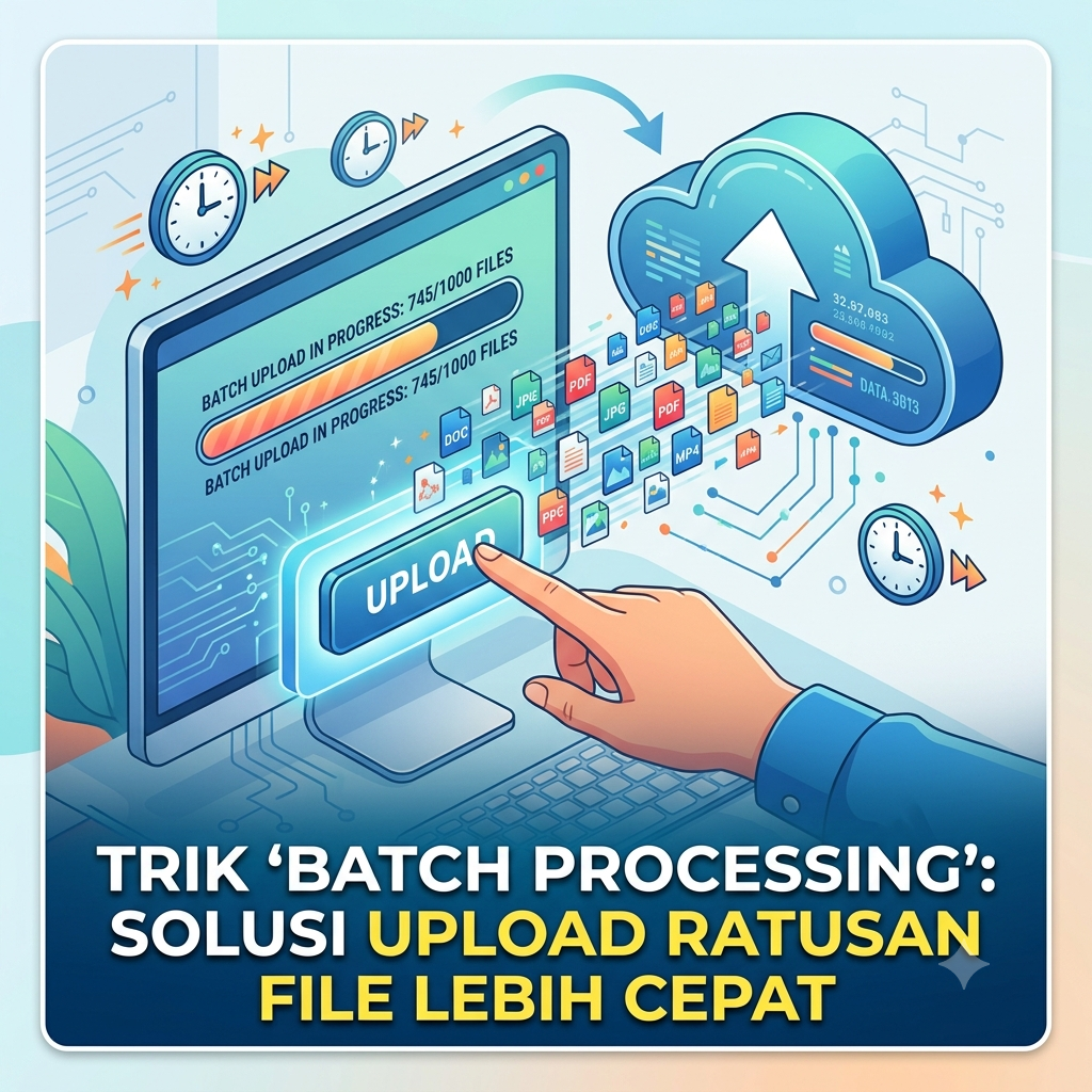 Trik ‘Batch Processing’: Solusi Upload Ratusan File Lebih Cepat