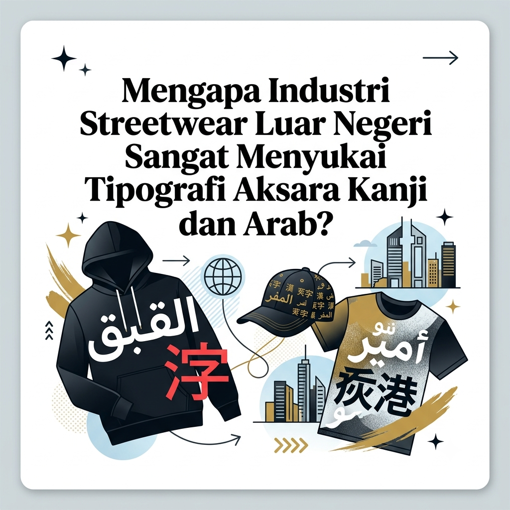 Industri Streetwear Luar Negeri Sangat Menyukai Tipografi