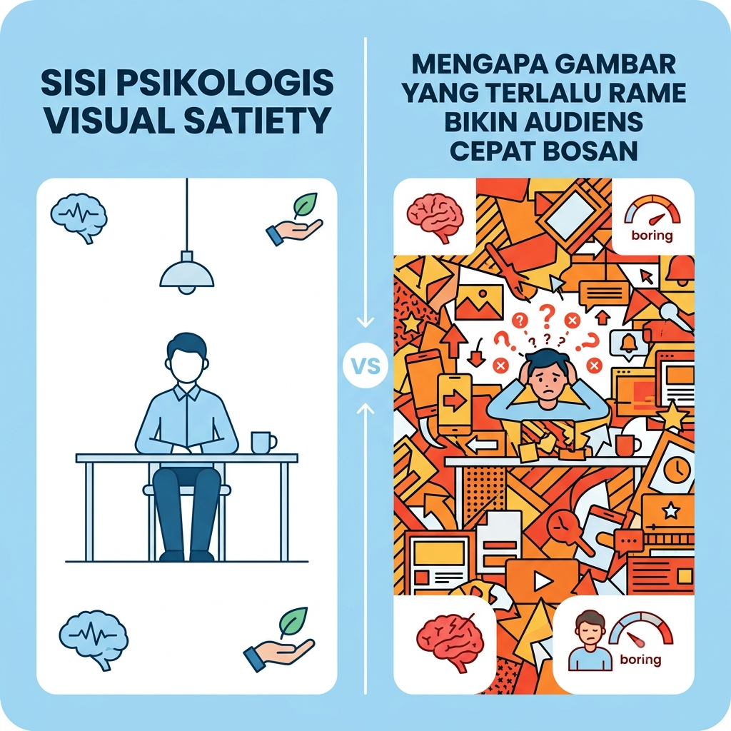 Gambar yang Terlalu Rame Bikin Audiens Cepat Bosan