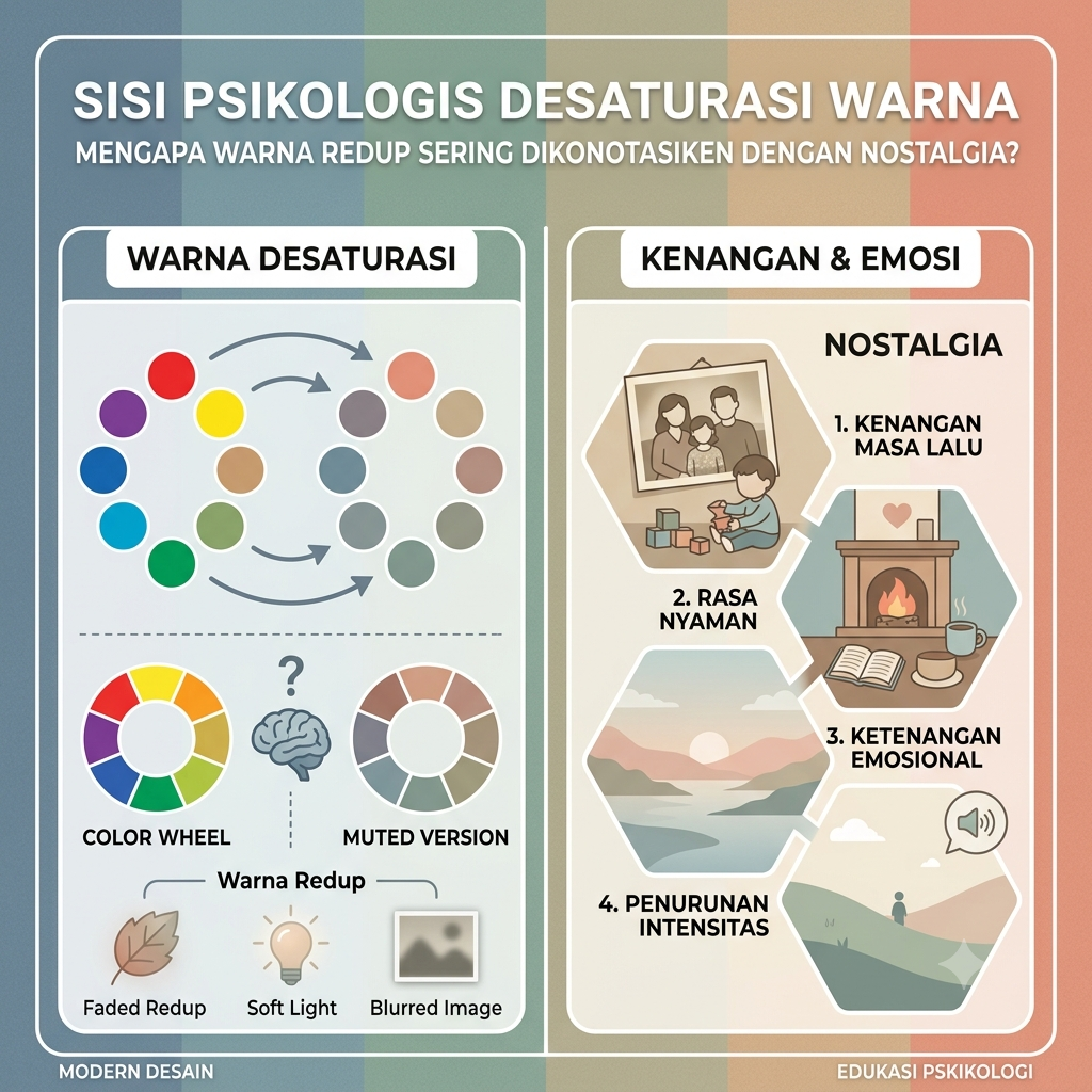 Mengapa Warna Redup Sering Dikonotasikan dengan Nostalgia