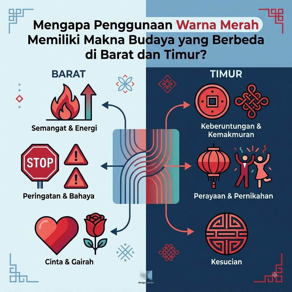 Warna Merah Memiliki arti Budaya yang beda di Barat dan Timur