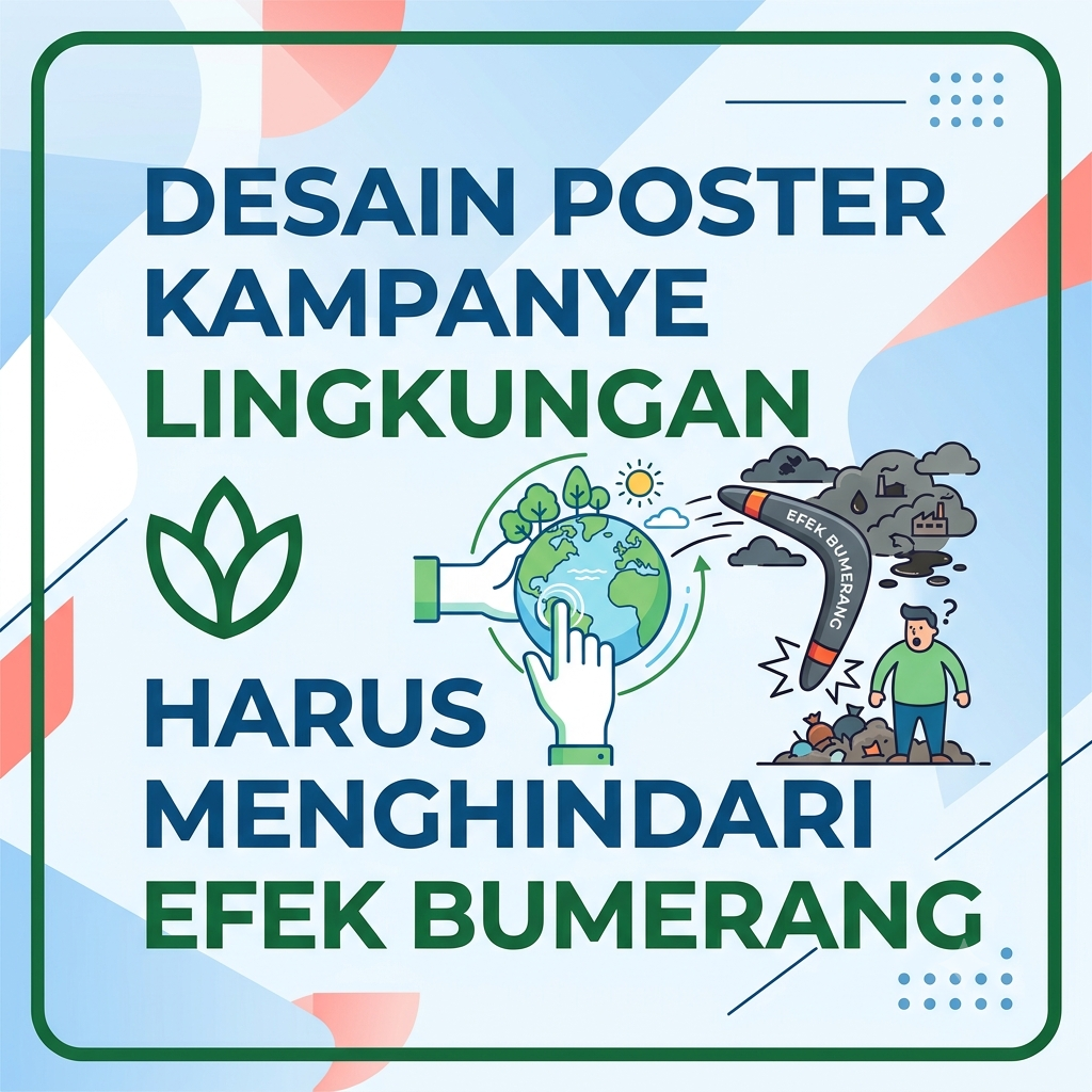 Desain Poster Kampanye Lingkungan Harus Menghindari Efek