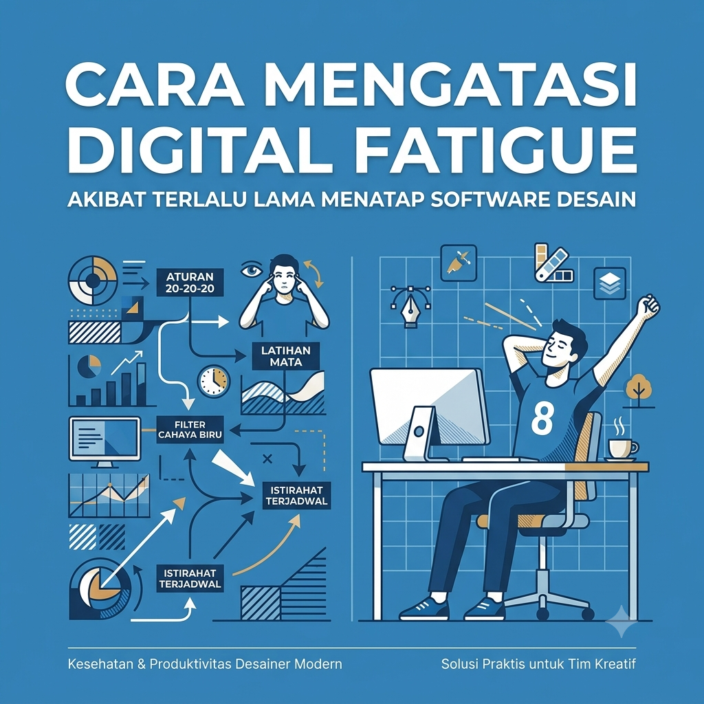 Digital Fatigue Akibat Terlalu Lama Menatap Software Desain