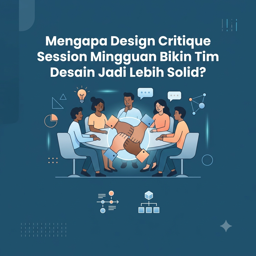 Critique Session Mingguan Bikin Tim Desain Jadi Lebih Solid
