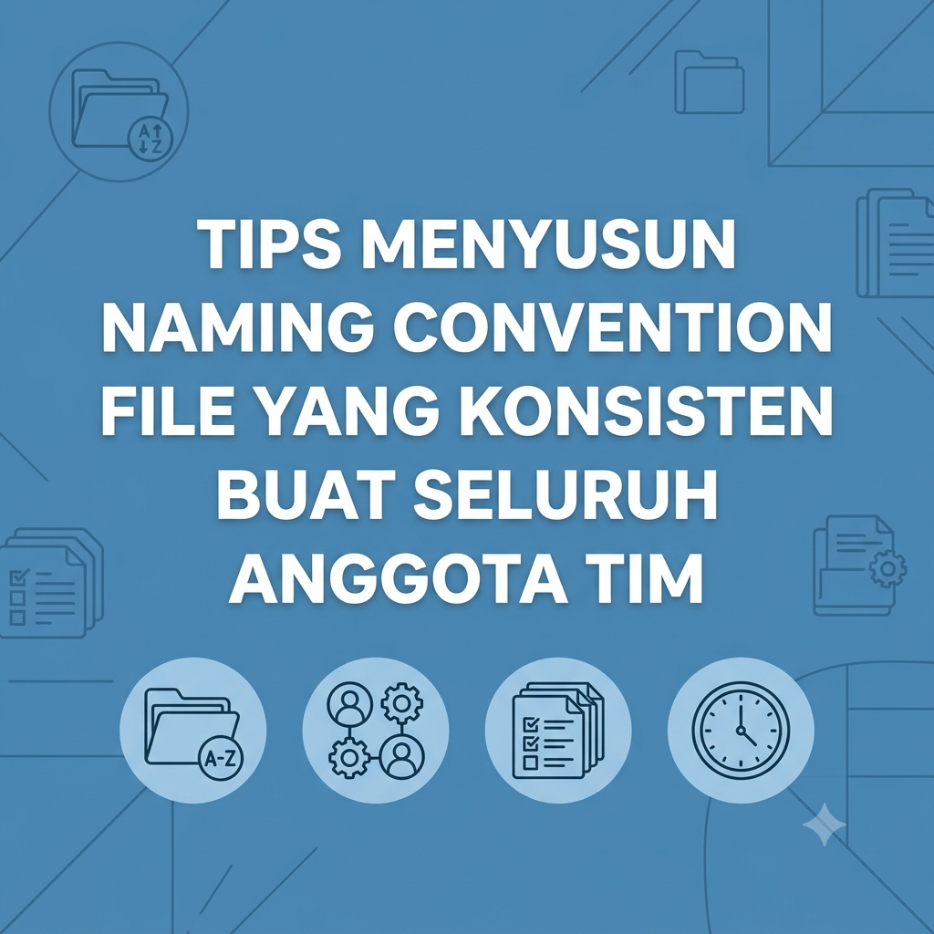 Tips Menyusun Naming Convention File yang Konsisten