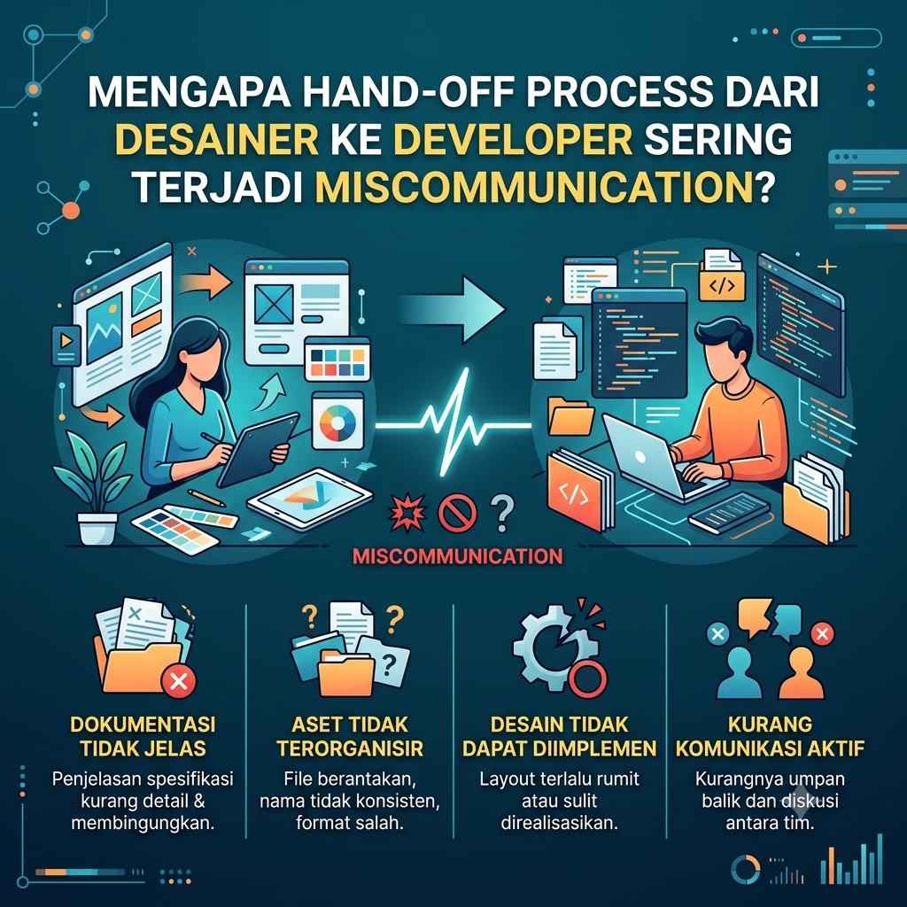 Desainer ke Developer Sering Terjadi Miscoomunication