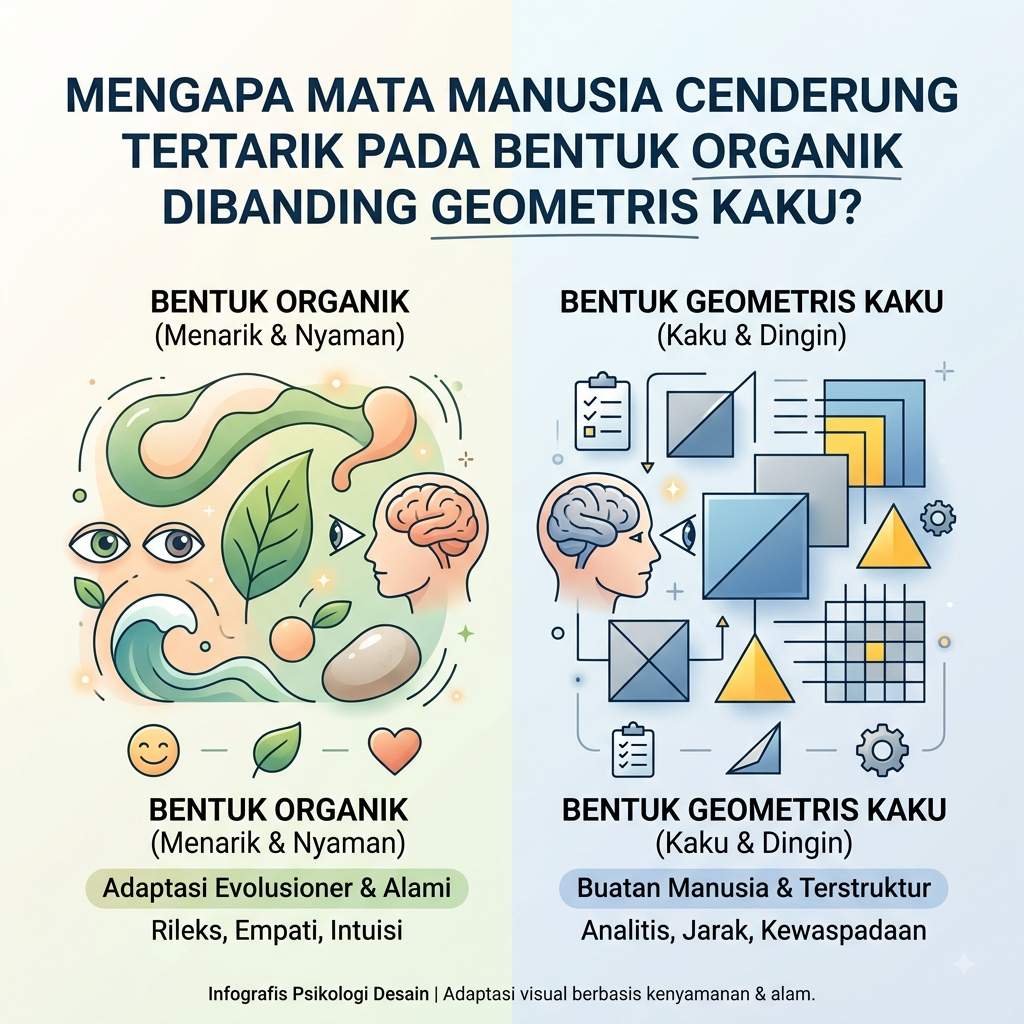 Mengapa Mata Manusia Cenderung Tertarik pada Bentuk Organik