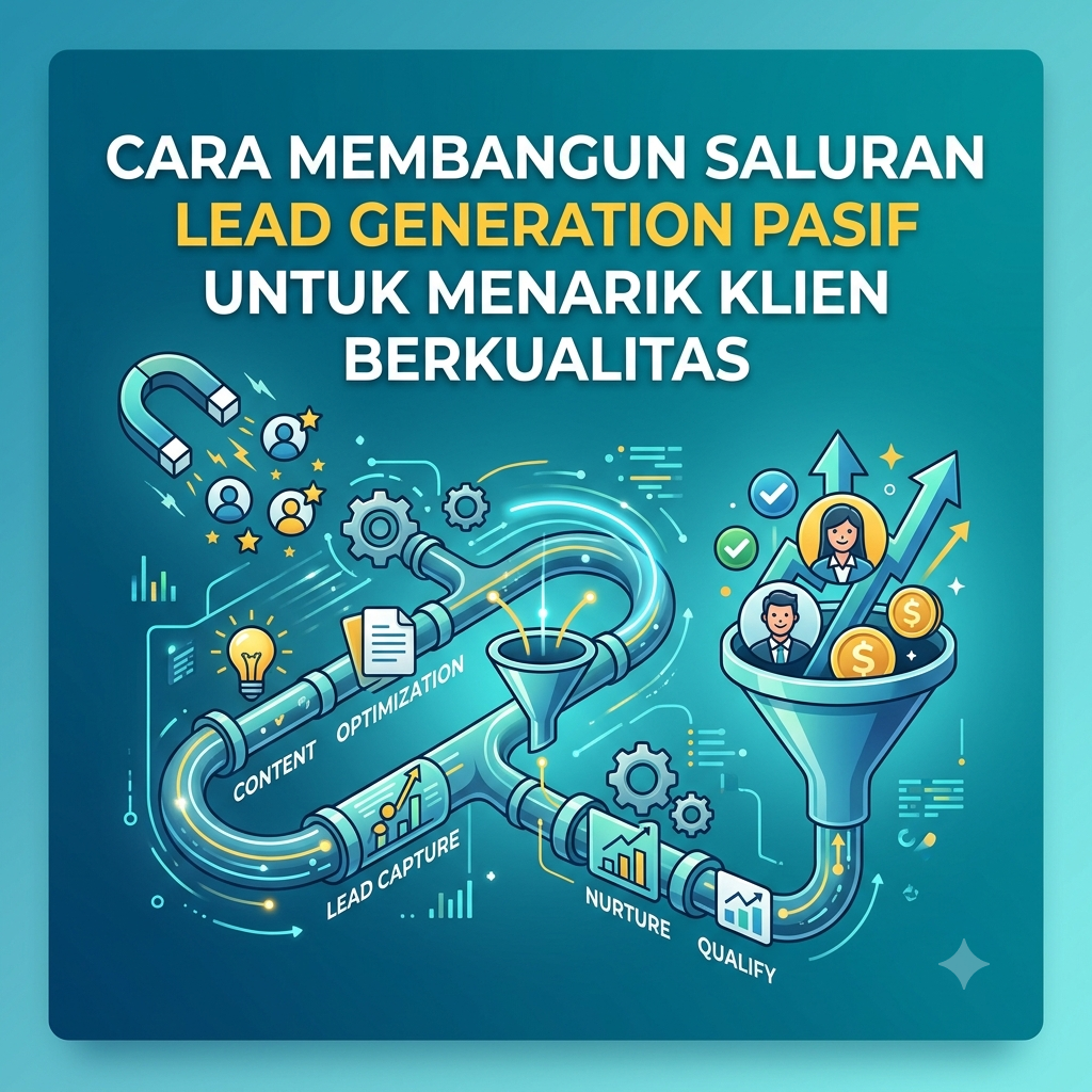 Saluran Lead Generation Pasif untuk Menarik Klien Berkualitas