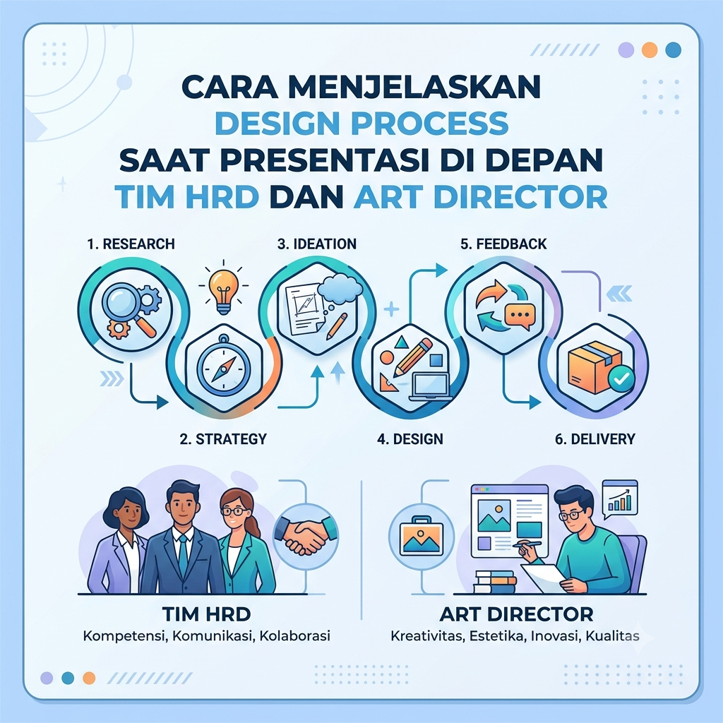Saat Presentasi di Depan Tim HRD dan Art Director
