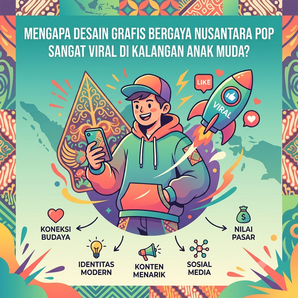 Bergaya Nusantara Pop Sangat Viral di Kalangan Anak Muda