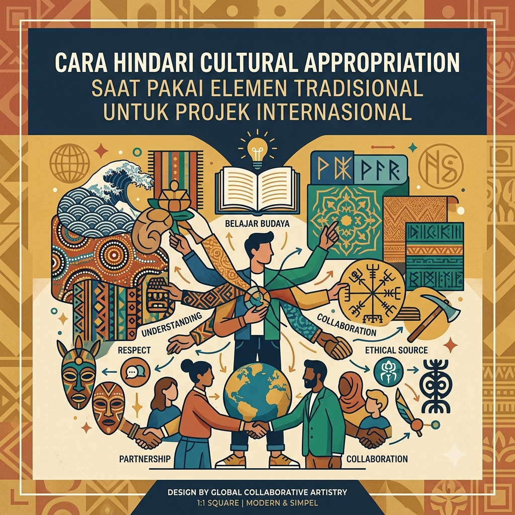 Saat Pakai Elemen Tradisional untuk Projek Internasional