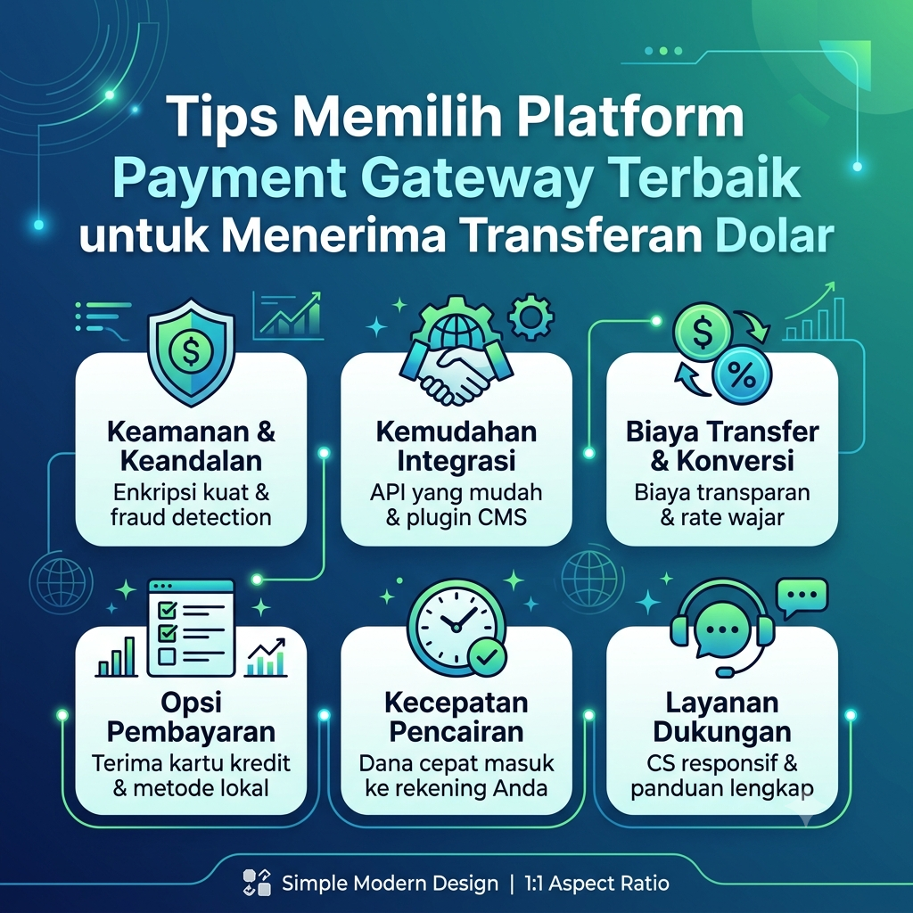 Payment Gateway Terbaik untuk Menerima Transferan Dolar