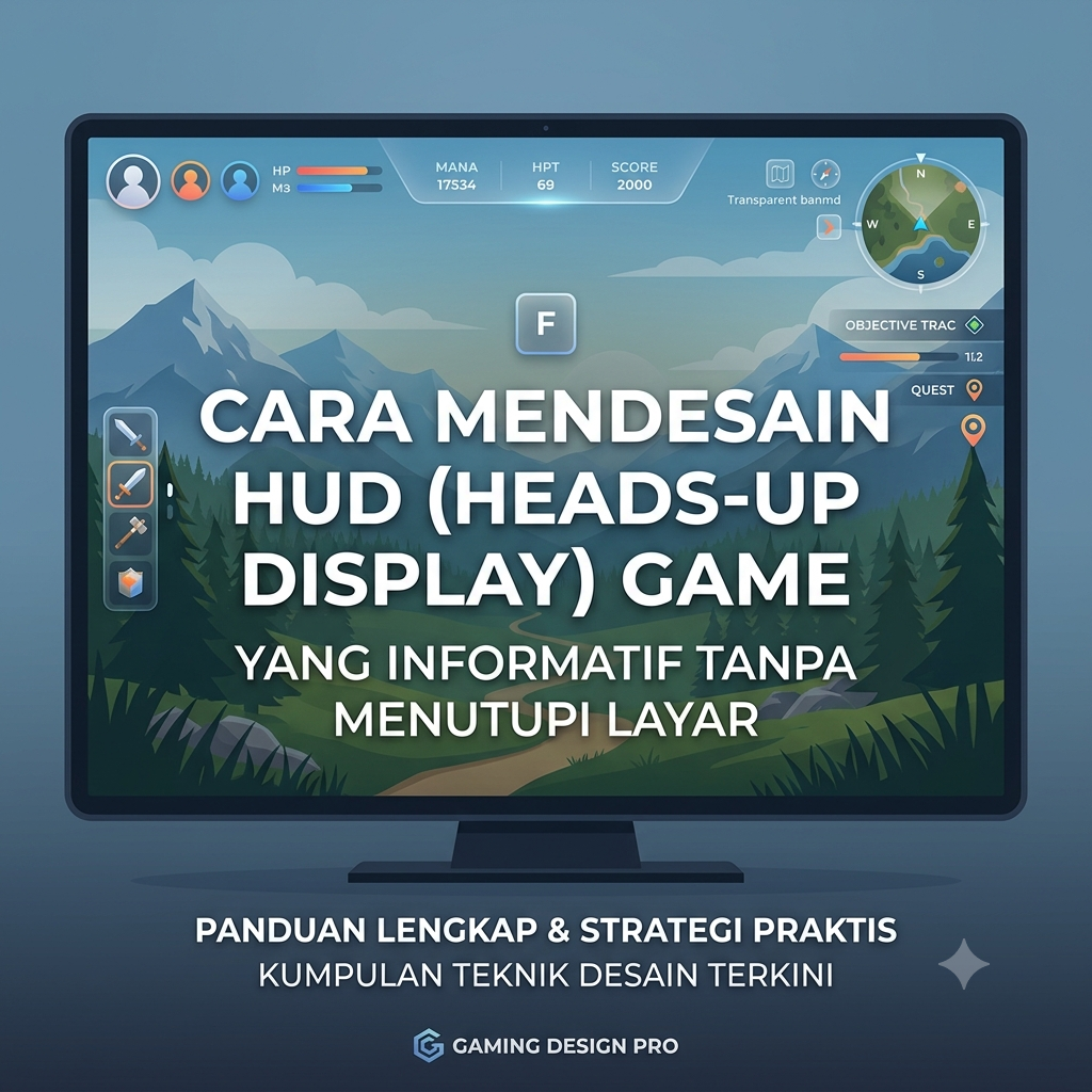 Cara Mendesain Game yang Informatif Tanpa Menutupi Layar