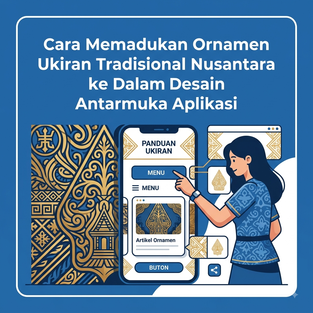 Cara Memadukan Ornamen Ukiran Tradisional Nusantara