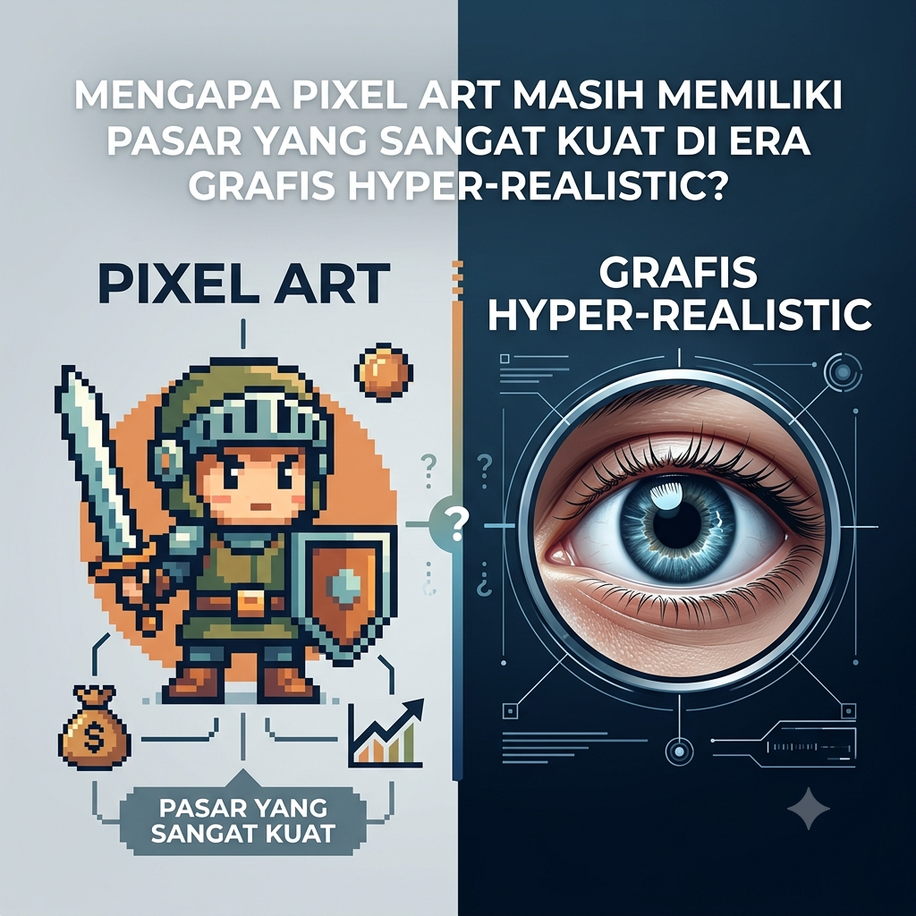 Mengapa Pixel Art Masih Memiliki Pasar yang Sangat Kuat