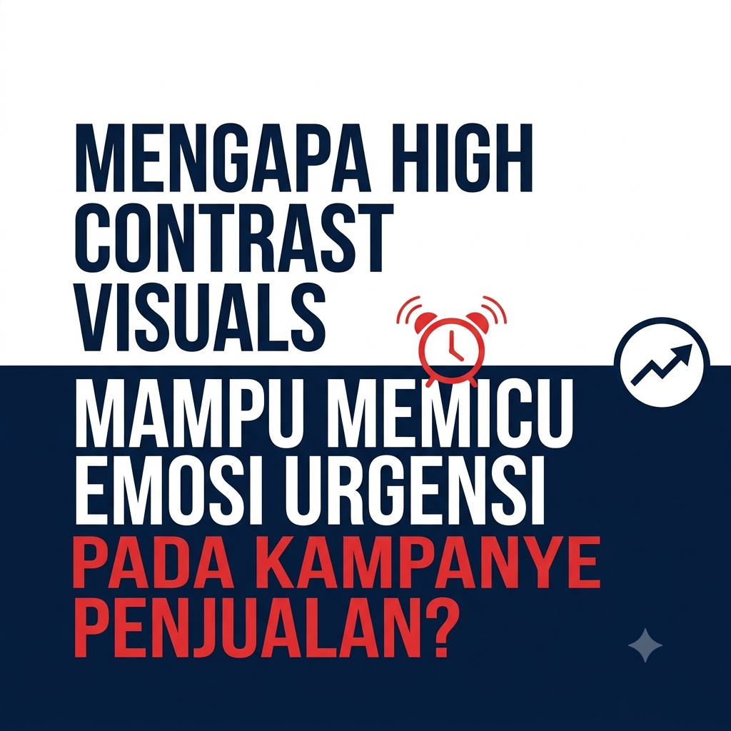 Mengapa High Contrast Visuals Mampu Memicu Emosi Urgensi