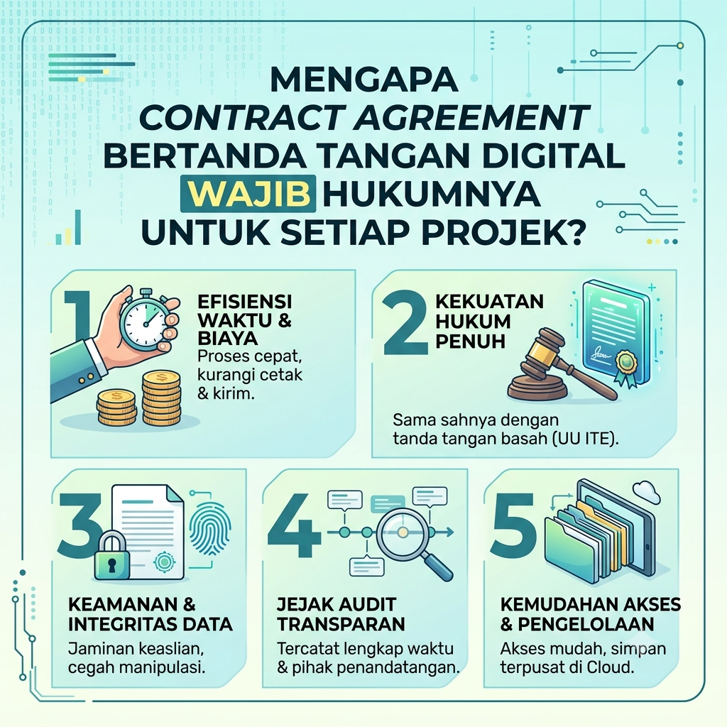 Bertanda Tangan Digital Wajib Hukumnya untuk Setiap Projek