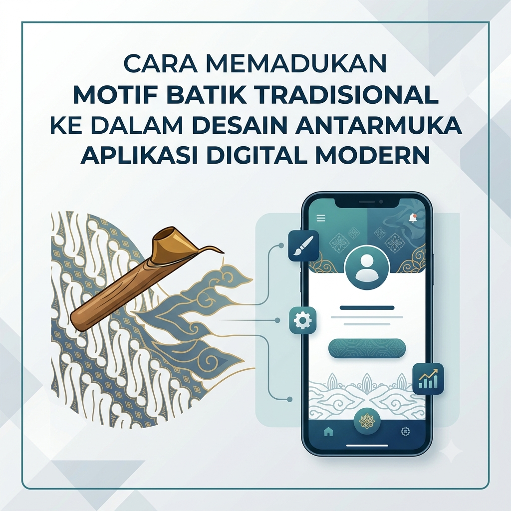 Cara Memadukan Motif Batik Tradisional ke Dalam Desain