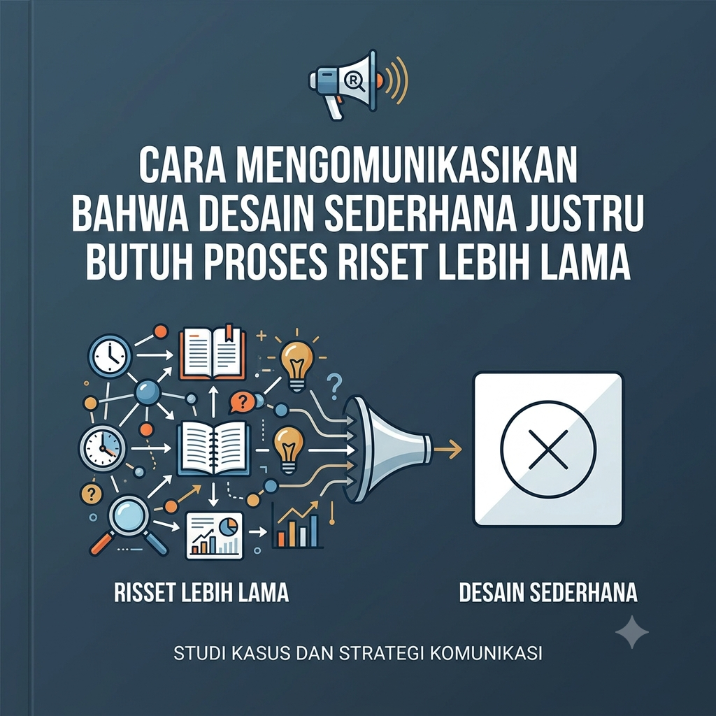 Desain Sederhana Justru Butuh Proses Riset Lebih Lama