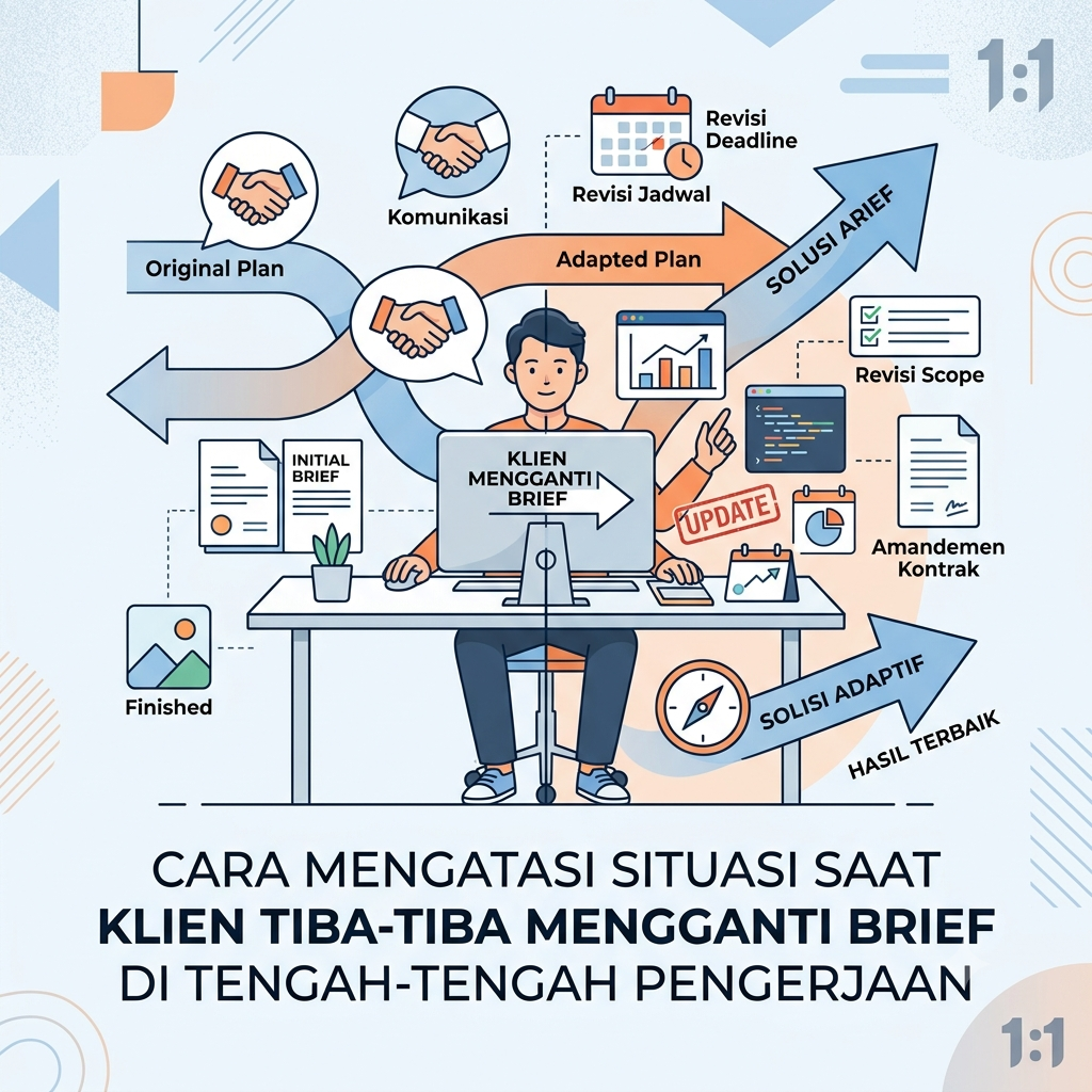 Cara Mengatasi Situasi Saat Klien Tiba-Tiba Mengganti Brief