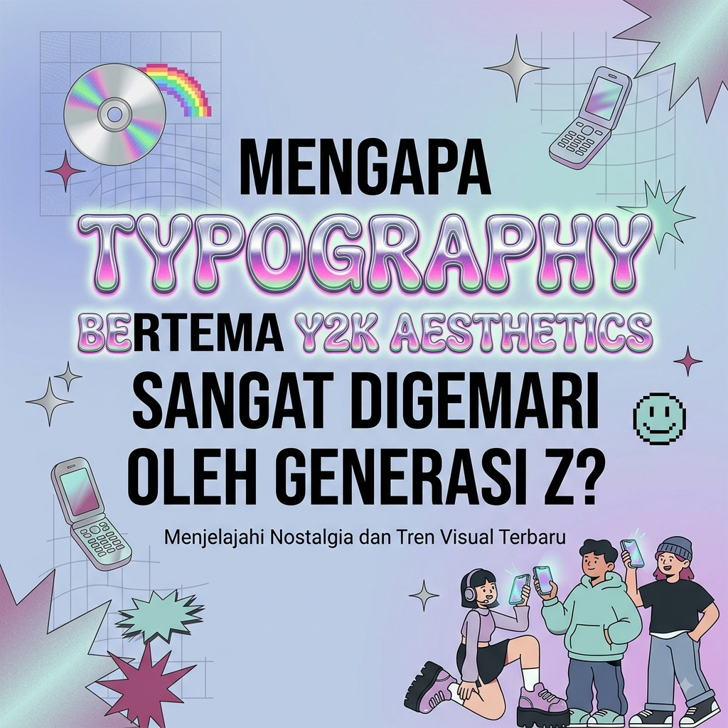 Mengapa Typography Bertema Y2K Aesthetics Sangat Digemari