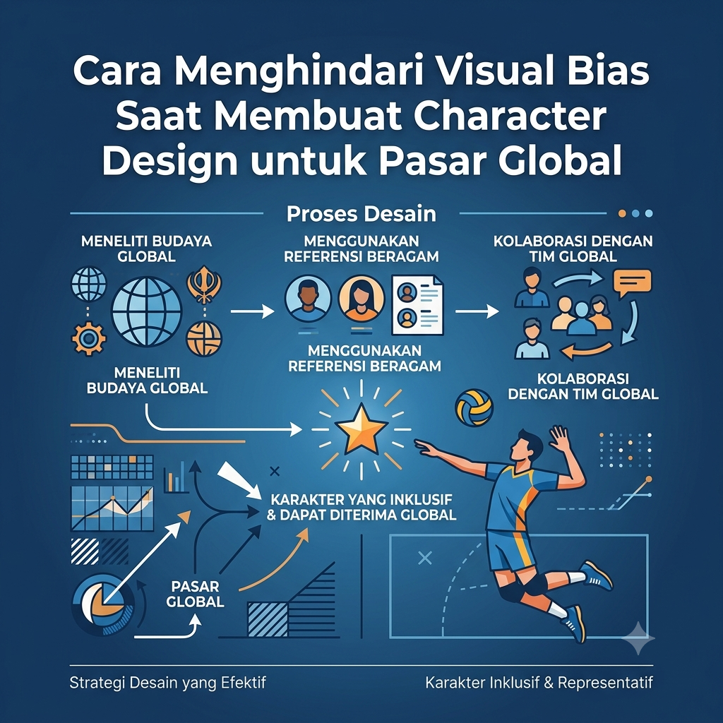 Cara Menghindari Visual Bias Saat Membuat Character Design untuk Pasar Global