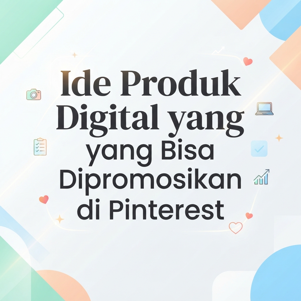 Ide Produk Digital yang Bisa Dipromosikan di Pinterest