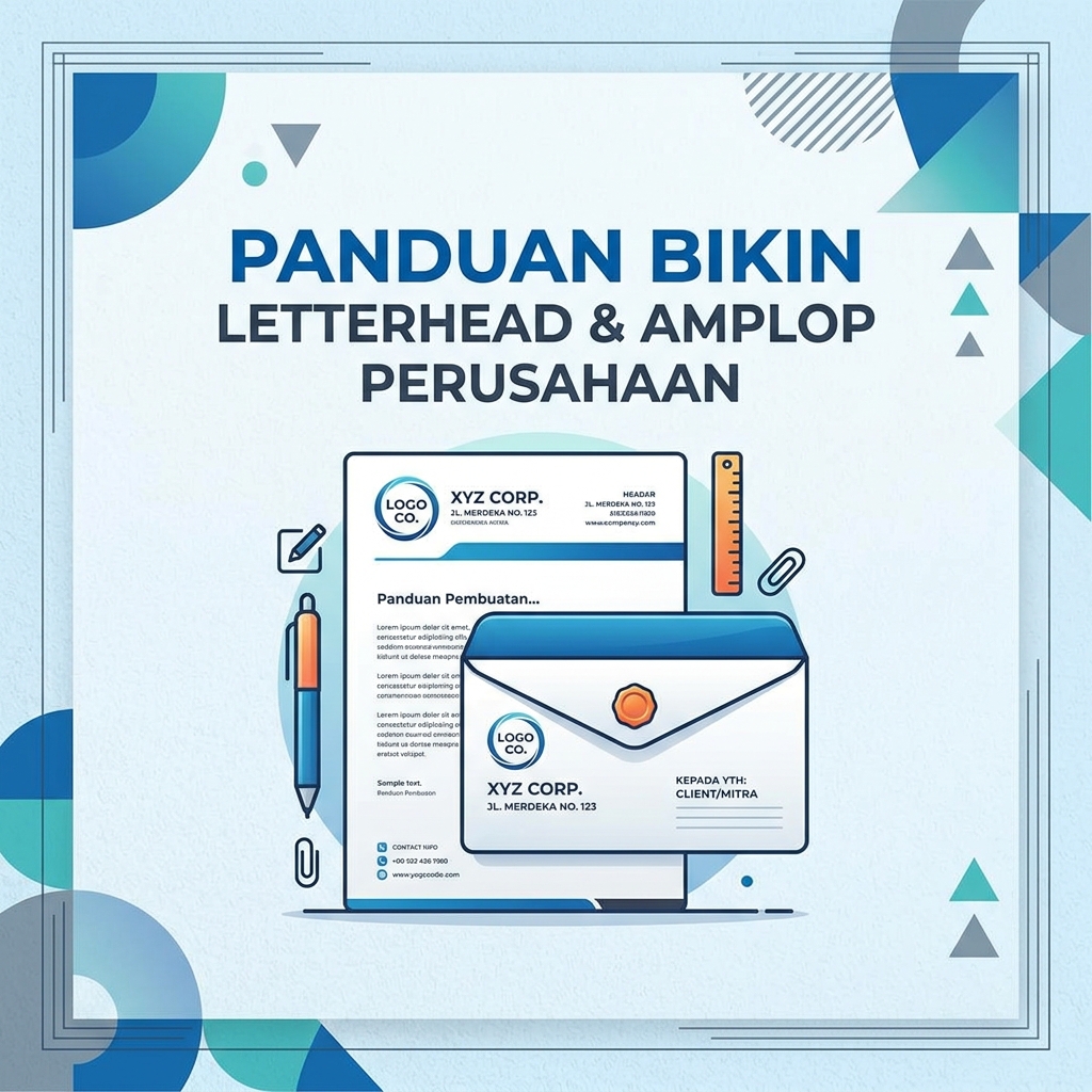 Panduan Bikin Letterhead dan Amplop Perusahaan